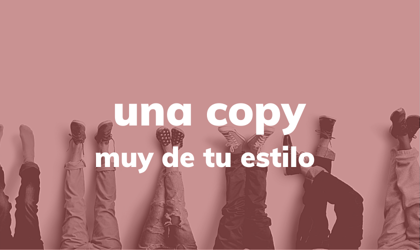 una copywriter muy de tu estilo